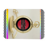 Pocket Watch Poker Time  Refrigerator  マグネット (横)