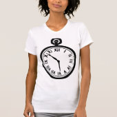 Pocket Watch Womens T-Shirt Tシャツ (正面)