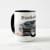 PocketMoneyRacing official mug マグカップ (正面左)