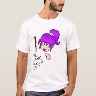 Pocky女の子 Tシャツ