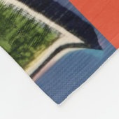 Pocono Mtns Vintage Postcard Fleece Blanket フリースブランケット (角)