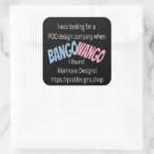 PODデザイン会社を探す スクエアシール (バッグ)