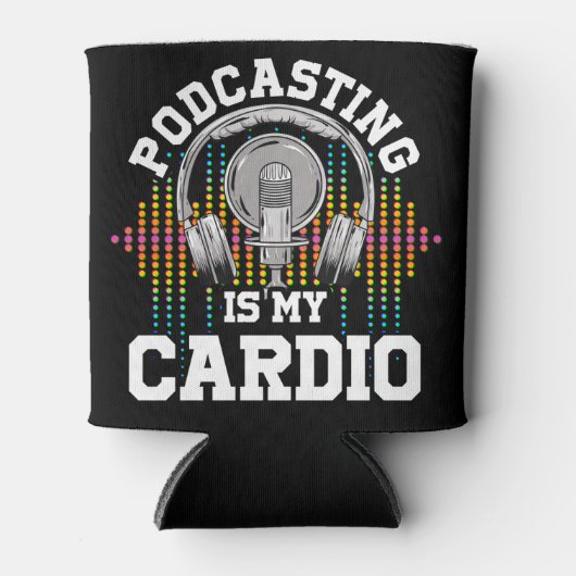 Podcastコンテンツクリエイターラジオショーポッドキャスティング 缶クーラー (正面)