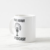 Podcast頼について コーヒーマグカップ (正面左)