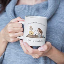 Podcast頼について | Monogram Podcaster マグカップ