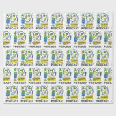 Podcast ラッピングペーパー (フラット)