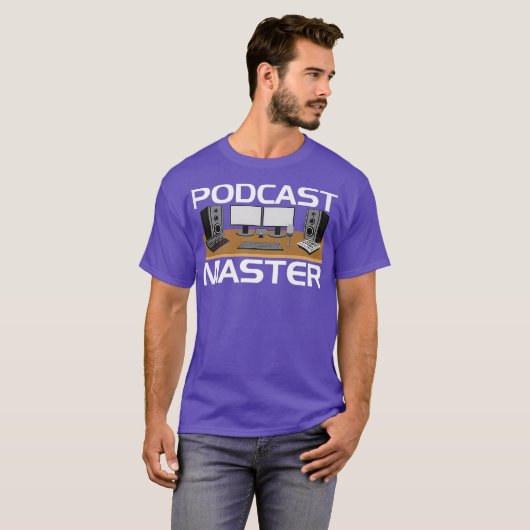 Podcast App Equipment Mixer Tshirt for Tシャツ (正面フル)