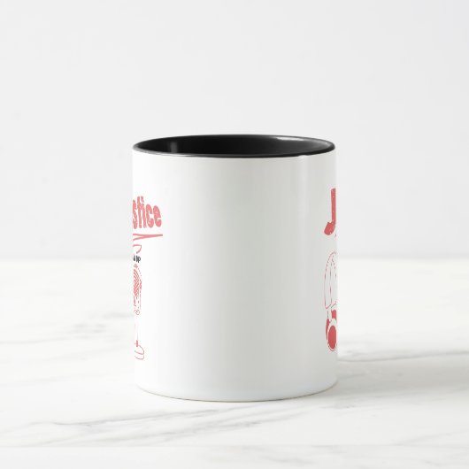 Podcast for Justice マグカップ (中央)