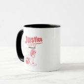 Podcast for Justice マグカップ (正面左)
