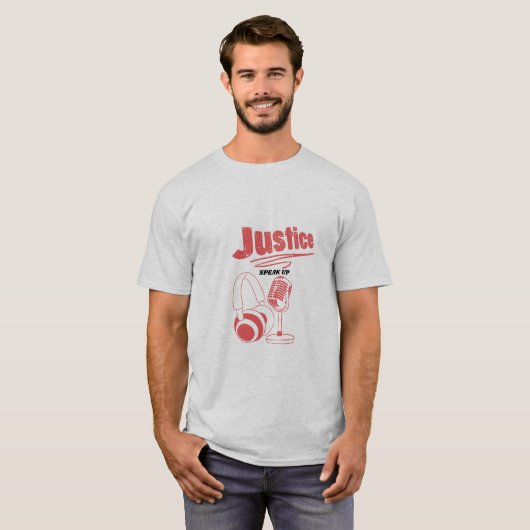 Podcast for Justice Tシャツ (正面フル)