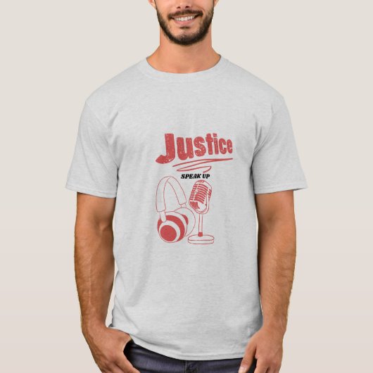 Podcast for Justice Tシャツ (正面)