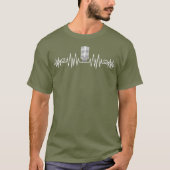 Podcast Heartbeat Podcaster Heart Beat Host Tシャツ (正面)