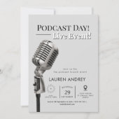 Podcast Launch Event Invitation 招待状 (正面)