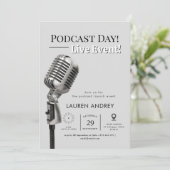 Podcast Launch Event Invitation 招待状 (スタンド正面)