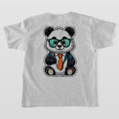 Podcast Panda – 竹クールのビズのホスト Tシャツ (レイダウン裏面)