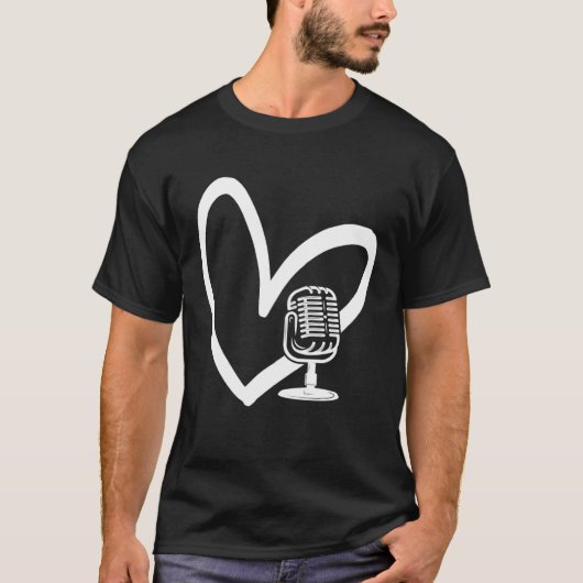 Podcast Podcaster Podcasting Interview Stream Disc Tシャツ (正面)