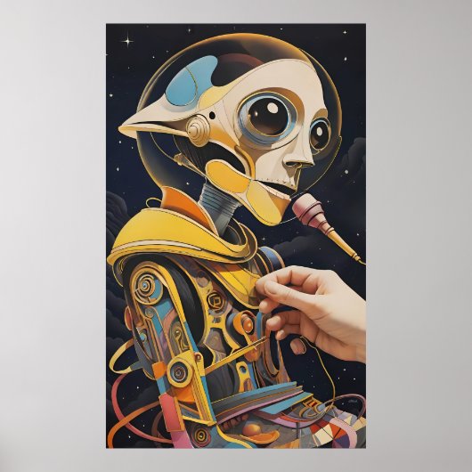 Podcaster Disaster Ken Gage Sci-Fi ポスター (正面)