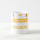 Podcaster Host Expert I Make Podcast コーヒーマグカップ (中央)