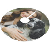 Poddle写真の個人用設定のカスタマイズ追加 ブラッシュドポリエステルツリースカート (アングル)