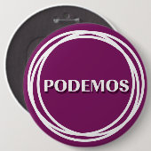 PODEMOS 缶バッジ (正面&裏面)