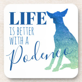Podencoシルエットで生活が向上 コースター