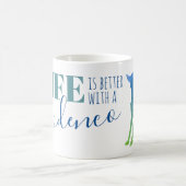 PodencoシルエットのコーヒーMuで生活がより良い コーヒーマグカップ (中央)