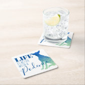 PodencoシルエットスクエアSで生活が良い スクエアペーパーコースター (インサイチュ)