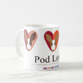 Podenco Lover Mug コーヒーマグカップ (正面左)