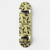 Podenco Pattern Skate Deck スケートボード (正面)