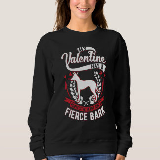 Podenco Valentine's Day Ibizan Hound Podenco スウェットシャツ