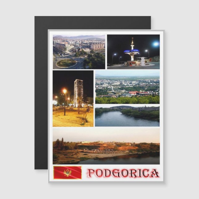 Podgorica – モンテネグロ – モザイク –  (正面/裏面)