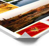 Podgorica – モンテネグロ – モザイク – ポスター (角)