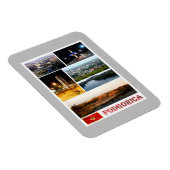 Podgorica – モンテネグロ – モザイク –  マグネット (右側)