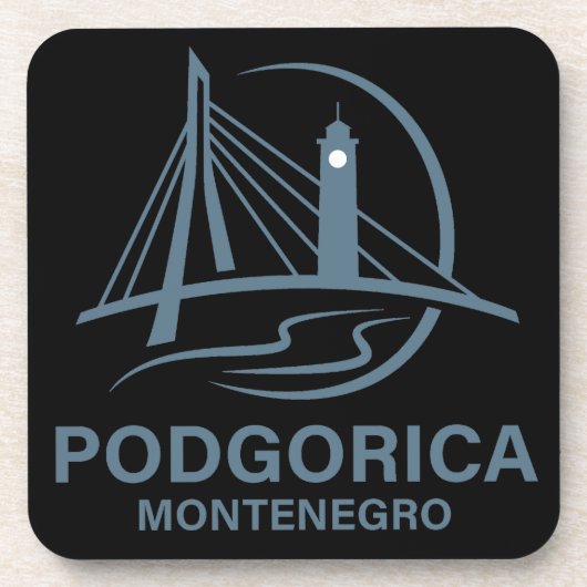 Podgorica Montenegro Europe コースター (正面)