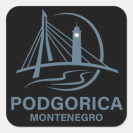 Podgorica Montenegro Europe スクエアシール