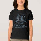 Podgorica Montenegro Europe トライブレンドＴシャツ (正面)