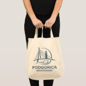 Podgorica Montenegro Europe トートバッグ (正面(商品))