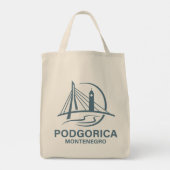 Podgorica Montenegro Europe トートバッグ (裏面)