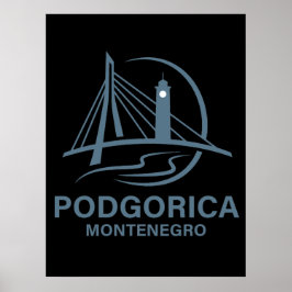Podgorica Montenegro Europe ポスター