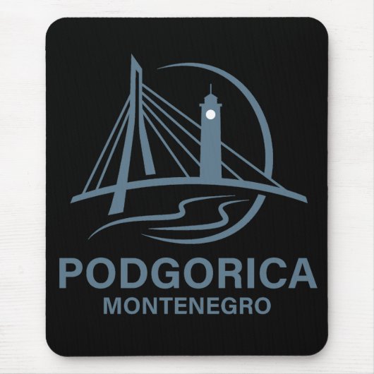 Podgorica Montenegro Europe マウスパッド (正面)