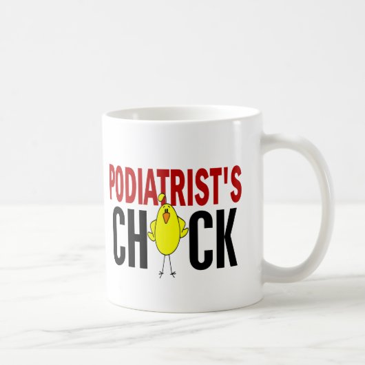 PODIATRISTのひよこ コーヒーマグカップ (右)
