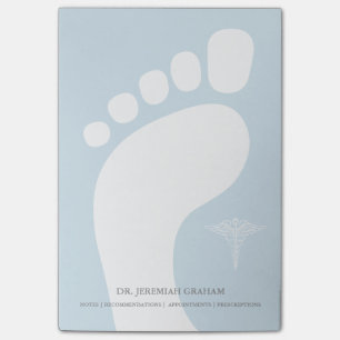 Podiatristのパーソナライズな名前 ポストイット