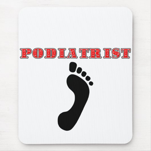 Podiatristのマウスパッド マウスパッド (正面)