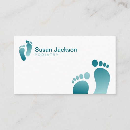 Podiatristの名刺 名刺 (正面)