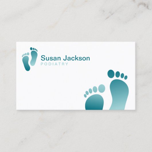 Podiatristの名刺 名刺 (正面)