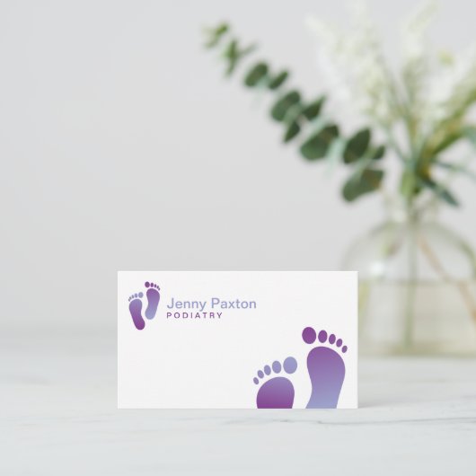 Podiatristの名刺 名刺 (スタンド正面)