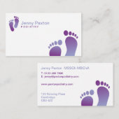 Podiatristの名刺 名刺 (正面/裏面)