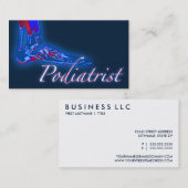 podiatristのX線 名刺 (正面/裏面)