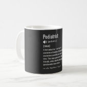 Podiatrist definition コーヒーマグカップ (正面左)