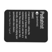 Podiatrist definition マグネット (横)